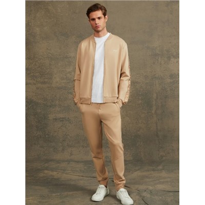 Jon Logo Tape Bomber Jacket
