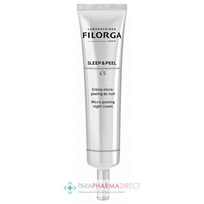 Filorga Sleep & Peel 4.5 Crème de Nuit Micro Peeling Visage Anti Rides 40 ml