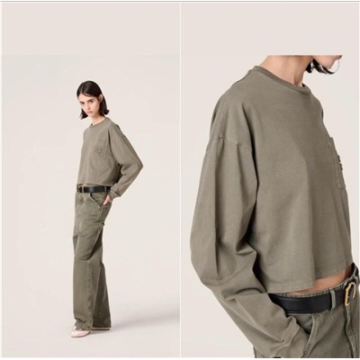 Лонг с нагрудным карманом mi*u mi*u   Экспорт