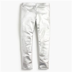 Girls' everyday leggings in metallic