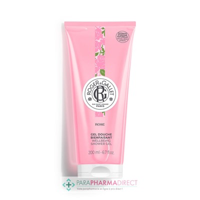 Roger & Gallet Lot Gel Douche Bienfaisant Néroli & Rose 200 ml