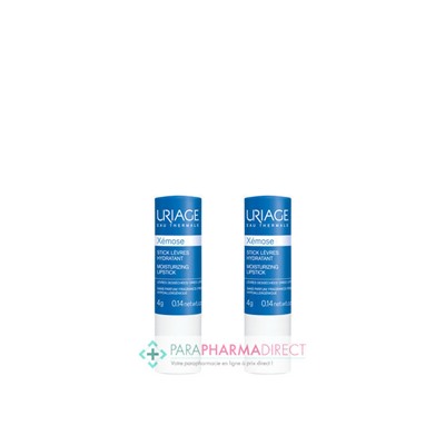 Uriage Xémose Stick Lèvres Hydratant 2x4gLot  × 2