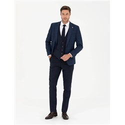 Lacivert Slim Fit Takım Elbise