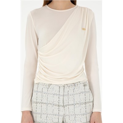 Kadın Krem Sweatshirt