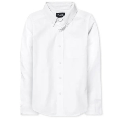 Boys Uniform Oxford Button Down Shirt