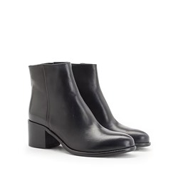 LEONARDO PRINCIPI LEATHER HEELED ANKLE BOOTS 100% leather ankle boots with heel