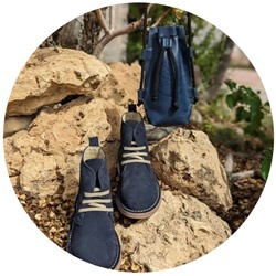 Ab. Zapatos 1619/2 New R · ANTRACITA+PELLE ARBOL (150) Marino АКЦИЯ