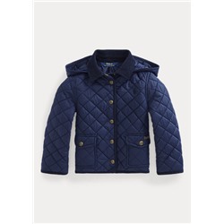 Girls 2-6x Water-Resistant Barn Jacket