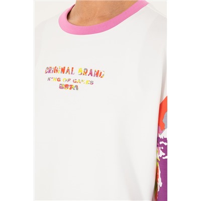 Kadın Beyaz Sweatshirt