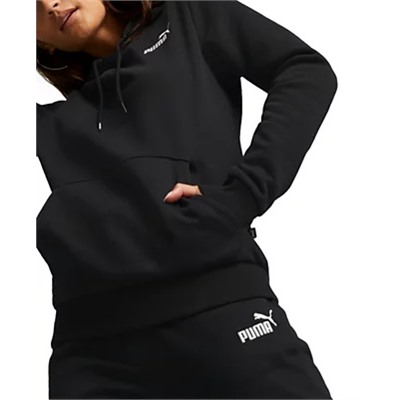 Puma Women's Embroidered Fleece Hoodie Sweatshirt