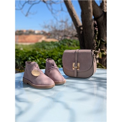 КОМБО Дезерты из натуральной кожи от AB.Z. SAFARY ANTIQUE +AB.ZAPATOS PELLE · 2704 Taupe АКЦИЯ