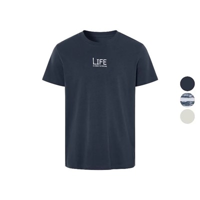 Herren T-Shirt, aus reiner Baumwolle
