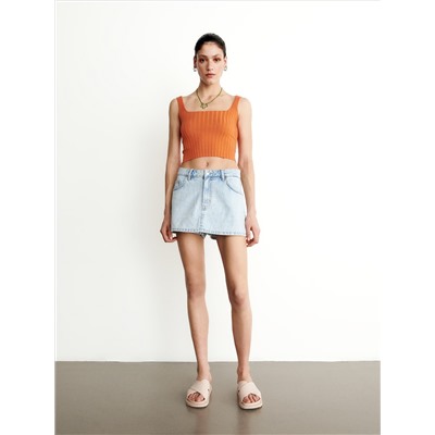 Shorts aus Denim