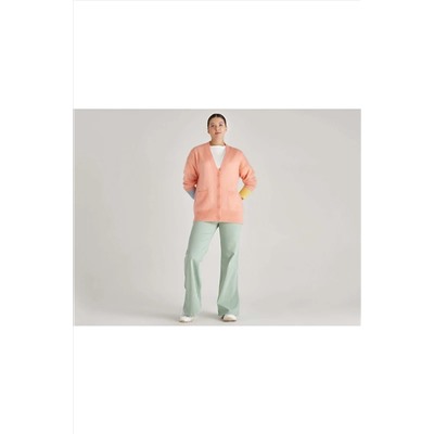 United Colors of Benetton Kontrast Renkli Cepli Hırka 122A1042E601A-912