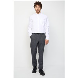 Pantalón recto Gris