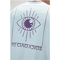 Bad Bear, Adios 0 Yaka Erkek Tshirt - Mavi