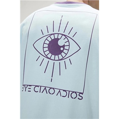 Bad Bear, Adios 0 Yaka Erkek Tshirt - Mavi