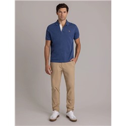 MULTI COLOR LOGO INTERLOCK POLO SHIRT