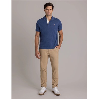 MULTI COLOR LOGO INTERLOCK POLO SHIRT