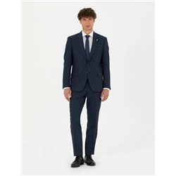 Lacivert Slim Fit Takım Elbise