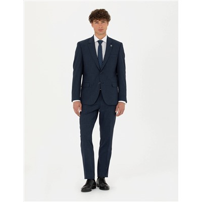 Lacivert Slim Fit Takım Elbise