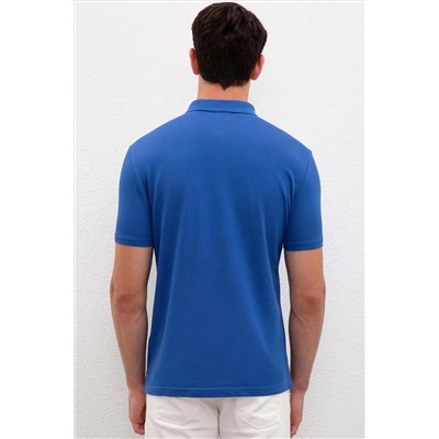 Erkek Saks Basic Polo Yaka Tişört
