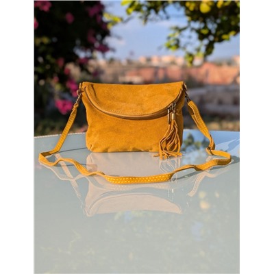 Итальянская сумка из натуральной кожи AB.Z PELLE 222-07 CUERO АКЦИЯ