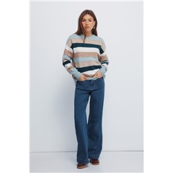 Jersey franjas relieve multi color