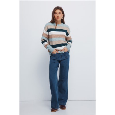 Jersey franjas relieve multi color