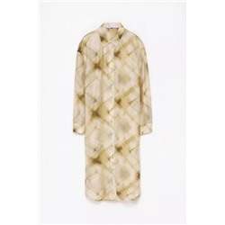 Shirt-style midi dress