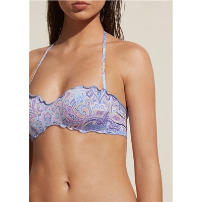 Bandeau-Bikinioberteil mit Wattierung Amalfi