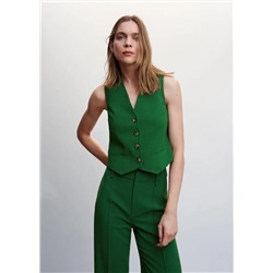 Chaleco traje botones -  Mujer | MANGO OUTLET Melilla