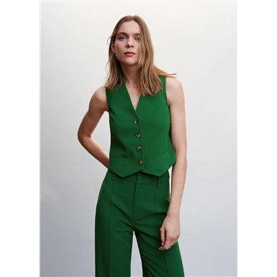 Chaleco traje botones -  Mujer | MANGO OUTLET Melilla
