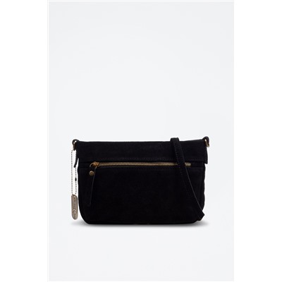 Bandolera de nobuk Arre - Negro