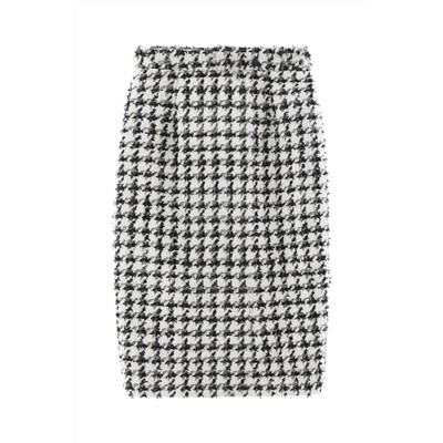 Falda midi Blanco