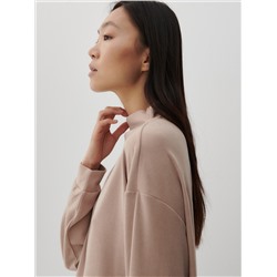 Bluse mit gesprenkelter Textur