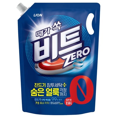 LION Beat 2.1L Pouch (normal washer) Жидкое средство для стирки 2000мл