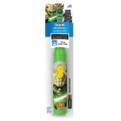 Oral-B Pro-Health Disney Star Wars Battery Toothbrush for Kids (Colors/characters may vary)