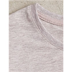 Свободная футболка с принтом из премиального хлопка с эастаном