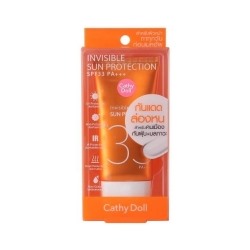Легкий солнцезащитный крем SPF 33 PA+++ от Cathy Doll 60 гр / Cathy Doll Invisible Sun Pretection SPF 33 PA+++ 60 g