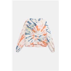 Sudadera felpa tie-dye