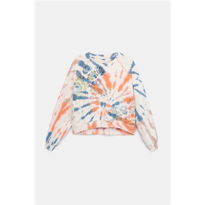 Sudadera felpa tie-dye