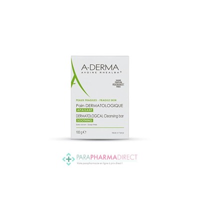 A-Derma Les Indispensables Pain Dermatologique Apaisant 100g