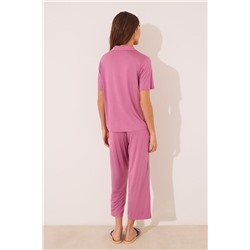 Pijama camisero Capri rosa