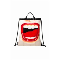 Mochila cordones labios