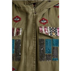 Parka militar capucha