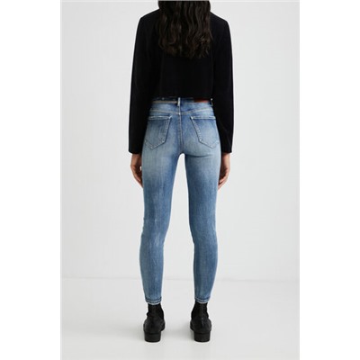 Pantalón vaquero skinny tobillero