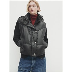 Chaleco acolchado botones snaps