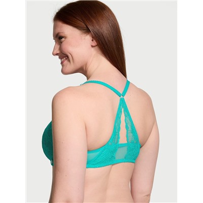 VICTORIA'S SECRET Sexy Tee Lace Lightly Lined Front-Close Demi Bra