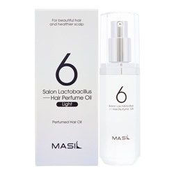 MASIL 6 SALON LACTOBACILLUS HAIR PERFUME OIL(LIGHT) Лёгкое парфюмированное масло для волос c лактобактериями 66мл